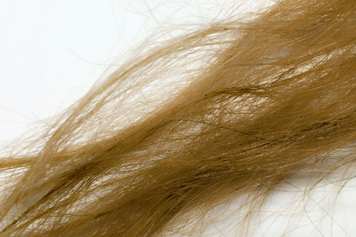 紫外線による髪のダメージ